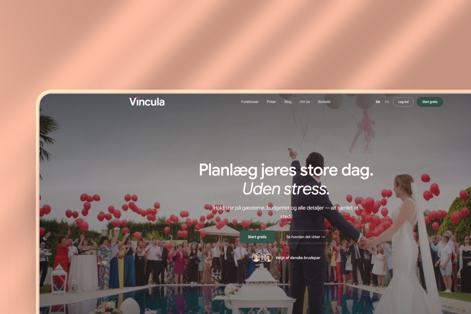Vincula — planlægningsplatform til bryllupper